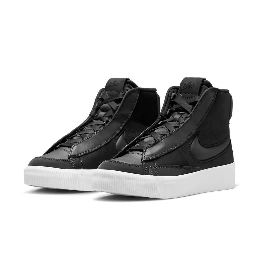 Nike Women's Blazer Mid Victory 'Black Off Noir' High Cut Sneakers